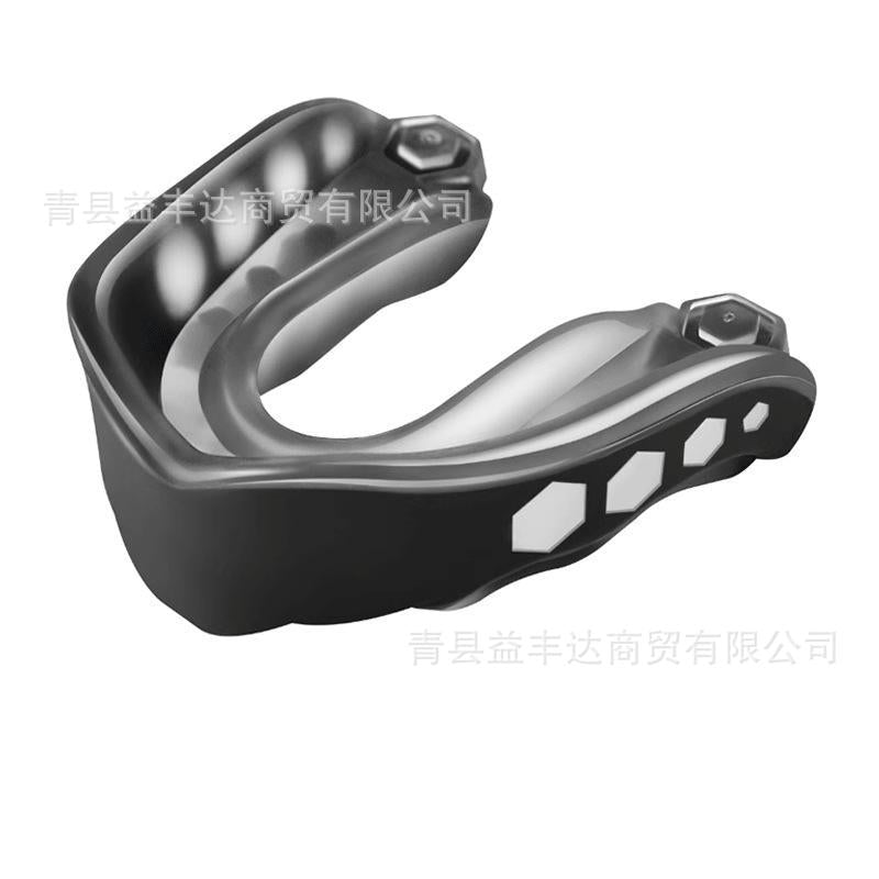 Thermoplastic molded combat gear guards without boxes, gear guards