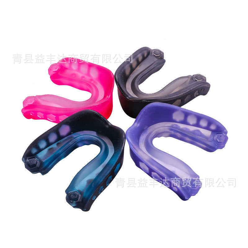 Thermoplastic molded combat gear guards without boxes, gear guards